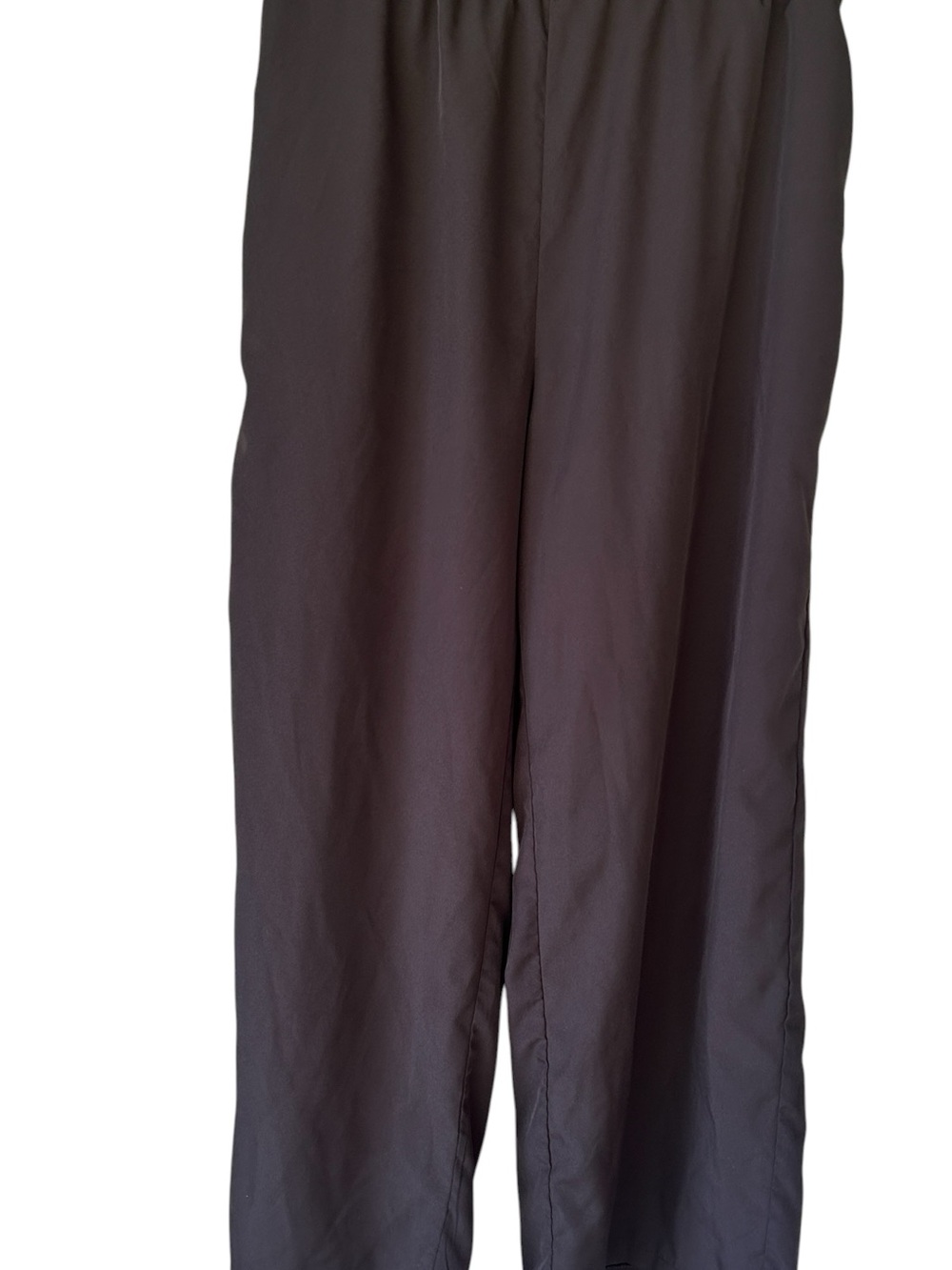 Straight Leg Black Pants size 1X with elastic waist